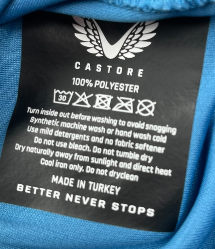 Camisa Polo Castore Para Hombre XXL Azul Informal Rendimiento Golf Ligera Secado Rápido - Imagen 9 de 12
