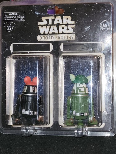 2012 STAR WARS DISNEY EXCLUSIVE STAR TOURS DROID FACTORY FIGURE 2-PACK SEALED - Picture 3 of 4