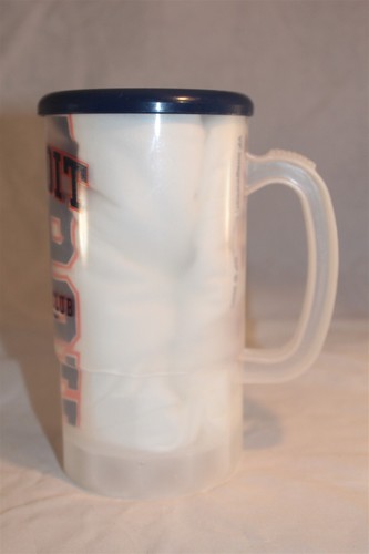 2006 IMAGEWEAR DETROIT TIGERS BASEBALL PLASTIC MUG WITH LID AND WHITE T-SHIRT XL - Picture 2 of 6