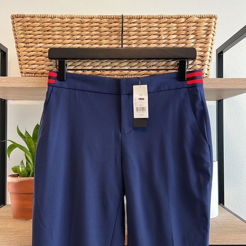 NWT Banana Republic Avery Stretch Wool Mid-Rise Ankle Woven Dress Pant Trouser 0 - Picture 2 of 10