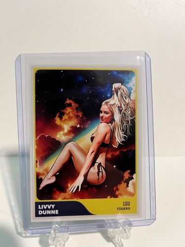 Olivia Livvy Dunne LSU Tigers Gymnastics Custom Trading Card - 第 1/2 張圖片