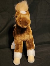 TEAK the Plush CHESTNUT FOAL Horse Stuffed Animal - Douglas Cuddle Toys - #4542