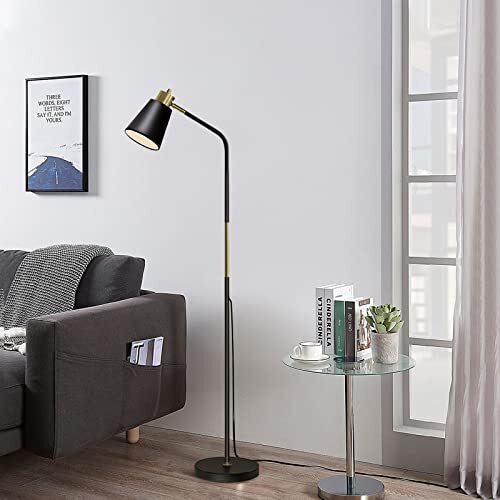 Metal Standing Floor Lamp Task Light for Living Room Bedroom Office - Bild 2 von 9