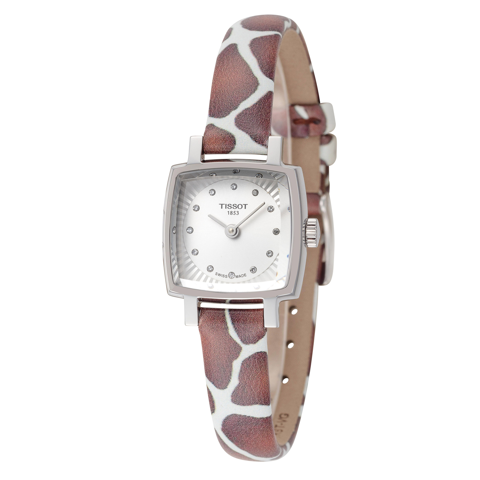 Женские красивые 20-миллиметровые кварцевые часы Tissot T058.109.17.036.00