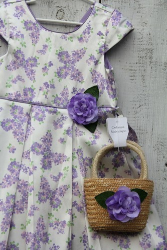 Catherine Malandrino NEW Floral Special Occasion Girl Dress w Basket Sz 6, 7, 8 - Picture 7 of 7
