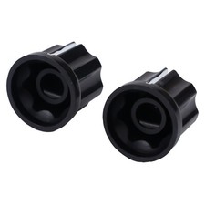 10pcs D Type 6mm Shaft-Hole Volume Control Potentiometer Knob For Guitar Bass
