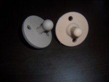 Ryan  Rose Cutie PAT Pacifier lot grey bag