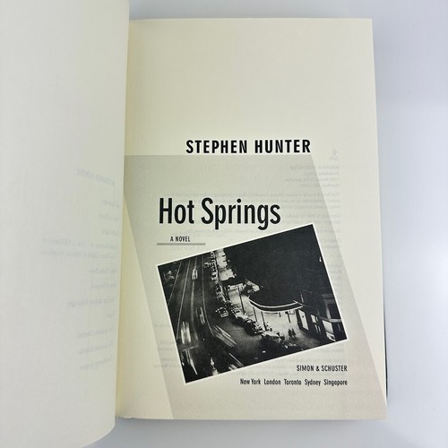 Hot Springs by Stephen Hunter - Large Hardcover Novel Thriller - Picture 7 of 10
