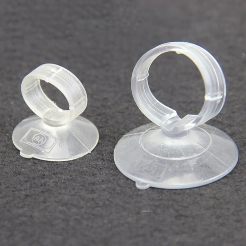 Aquarium Suction Cups Clips 4mm - 25mm Suckers Fish Tank Pads Heater Pump Tube - Picture 2 of 6