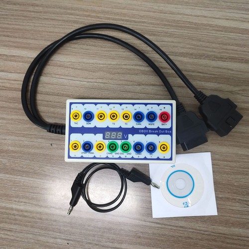 OBDII Protocol Detector & Break Out Box OBD2 Car Diagnostic Tool - Picture 8 of 9