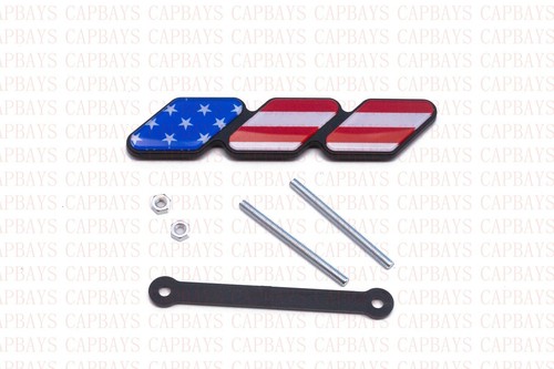 Color Flag Grille Badge emblem For Toyota Tacoma TRD 4Runner Tundra/ Tantu Super - Picture 1 of 6