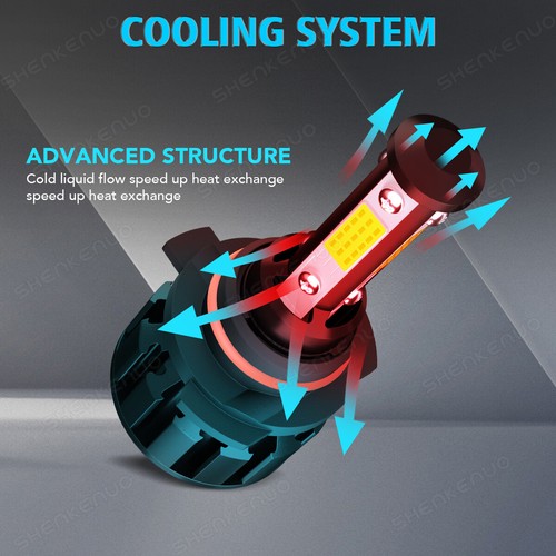 For Lexus RX350 2007 2008 2009 White 6000K Front LED Headlight + Fog Light Bulbs - Bild 6 von 18