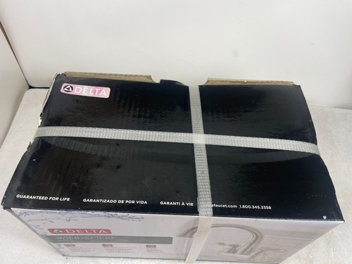 Delta Windemere Centerset Bathroom Faucet Brushed Nickel 25896LF-BN NEW! - Picture 4 of 4