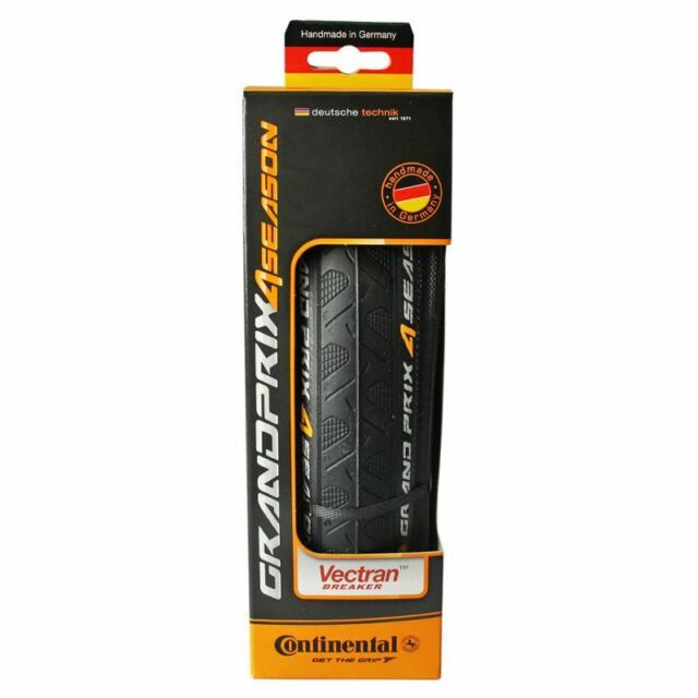 700c Continental Grand Prix 4 Seasons Road Bike Folding Boxed Tyre 28c