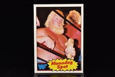 1985 TOPPS WWF WRESTLING CARD MOONDOG SPOT #19
