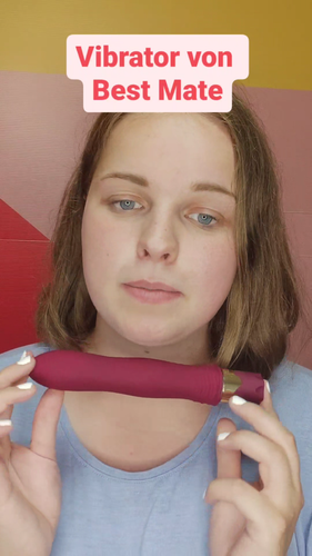 ORION Vibrator - leiser Stimulator mit Reizrillen für Frauen (rot) - Video 1 von 1