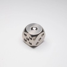Titanium Alloy Solid TC4 Creative Dice EDC Toy KTV Entertainment EDC Toy