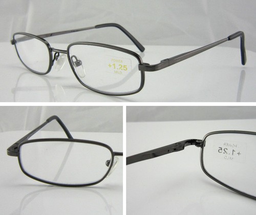 +2,50/+2,5/+250 Metall Lesebrille Damen, Herren randlos & gereimt & halbrandlos - Bild 31 von 75