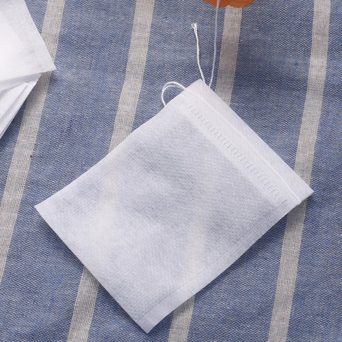 100 pezzi bustine di tè sacchetti filtro con coulisse sacchetti filtro per tè sfuso US - Foto 3 di 12