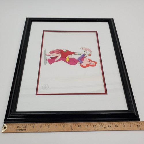 DISNEY Who Framed Roger Rabbit Framed Serigraph Cel 1/5000 Jessica & Roger COA - Picture 24 of 24