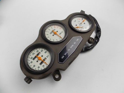 APRILIA 1988-1989 AF1 125 SPEEDOMETER TACHOMETER FUEL INSTRUMENT PANEL DASHBOARD - Picture 2 of 4
