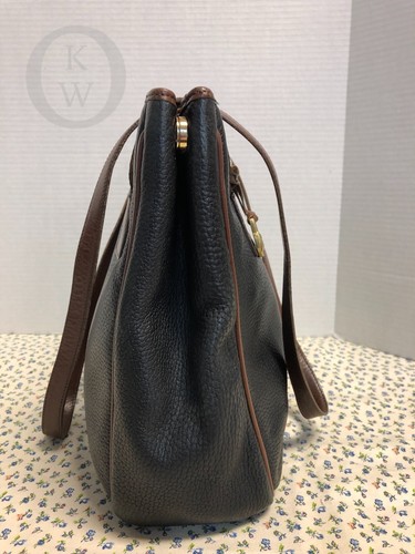 Vintage Dooney & Bourke ~ Black AWL * Toggle Tote * 19031P S - Bild 6 von 12