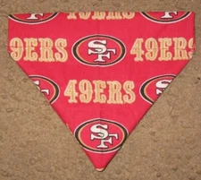 San Francisco 49ers Dog Bandana - 4 designs - 5 sizes XS - XL