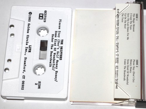 The Drifters - Live (Cassette Tape 1986) PLAY TESTED - Picture 3 of 5