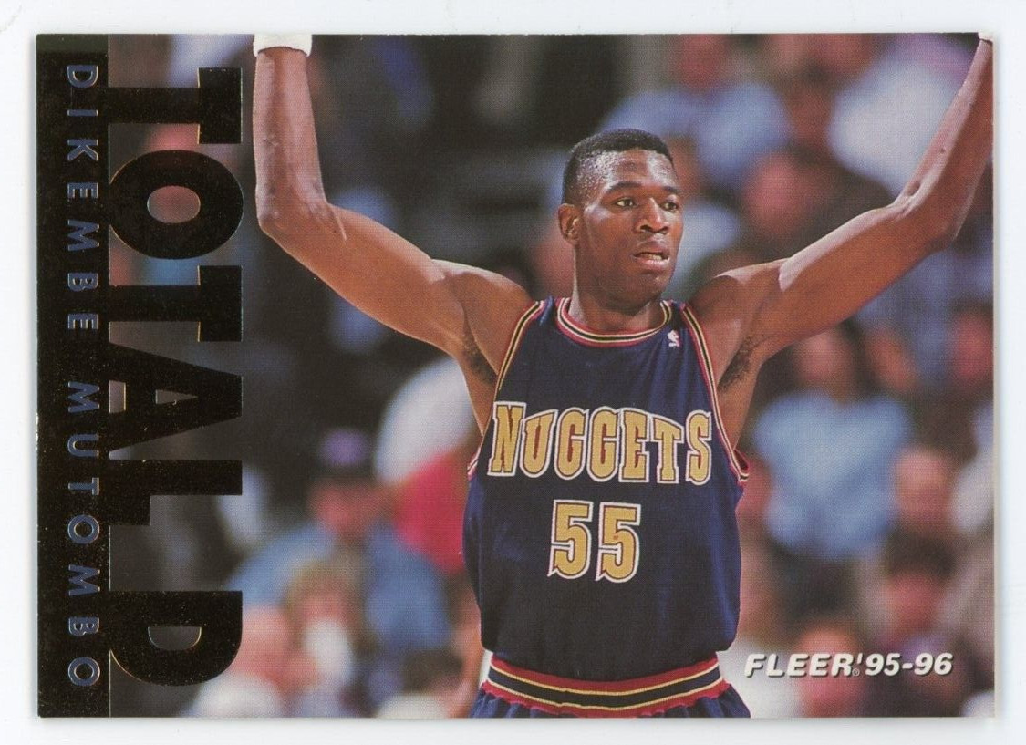1995-96 Fleer Total D Dikembe Mutombo #5 HOF