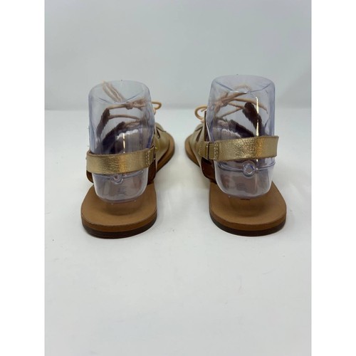 Ana Capri Damen Gladiator Metallic Gold Sandalen Flats Größe 39 US 9 - Bild 8 von 13