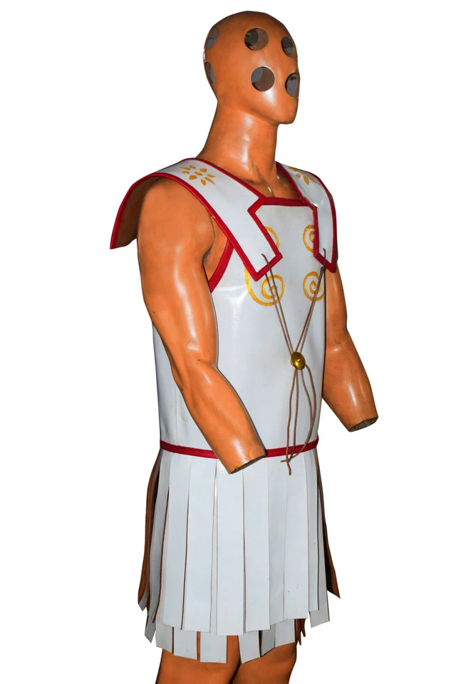 РАСПРОДАЖА ВЫХОДНЫХ Греческий Гоплит Кожаная Туника Броня larp косплей костюм доспехи - Изображение 3 из 4