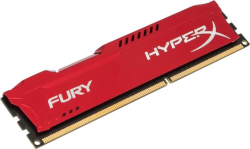 HyperX FuryRAM PC3-10600 DDR3 1333MHZ 8GB (1x8GB) HX313C9FR/8 Rojo - Imagen 1 de 3