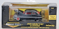 1949 MERCURY CUSTOM ERTL American Muscle 1/43 Die Cast W/ Display Case - NEW