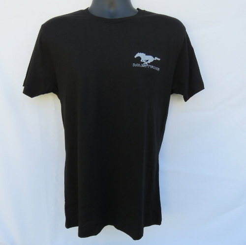MUSTANG GENERATIONS T-SHIRT BLACK 1965-2017 FORD FASTBACK FOX BODY SHELBY GT350 - Picture 3 of 5