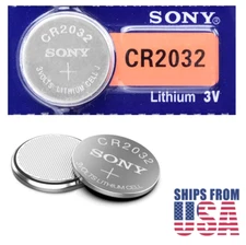 Sony CR2032 Lithium 3V Cell Coin Watch Battery, EXP 2032+, New, USA Seller