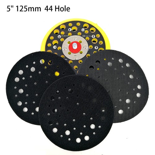 Almohadilla protectora de 5" 125 mm 44 orificios para almohadilla de lijado gancho y bucle almohadilla de respaldo - Imagen 3 de 5