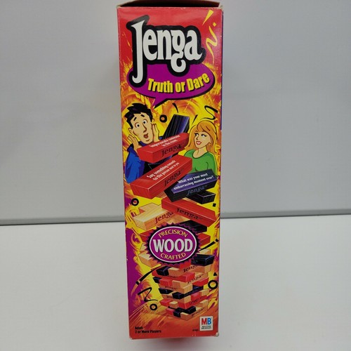 Jenga Truth Or Dare Game Milton Bradley Hasbro Complete Year 2000.  - Bild 6 von 6