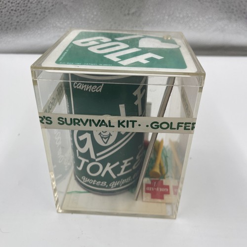 Golfers survival kit gag gift VTG 1987 sealed - Picture 2 of 6