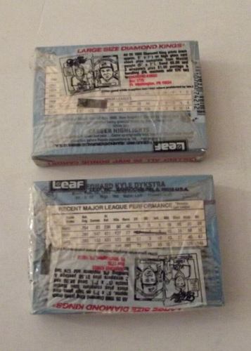 1988 Donruss Baseball Cello Packs Glavine & Alomar On Top - Picture 2 of 2