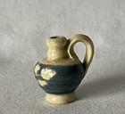 Vintage Dolls House Ceramic Jug 2.5cm Tall Crazed Glaze #B49