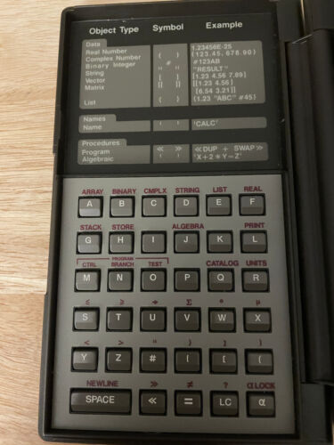 Vintage Hewlett Packard HP-28C Scientific Calculator -- TESTED/NEW BAT/MORE (1) - Picture 3 of 6