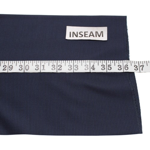 Zanella NWT Dress Pants Size 35 US Pn12 In Blue Small Pattern 100% Wool - Picture 11 of 13