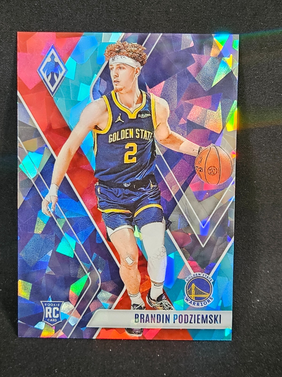 2023-24 Phoenix Brandin Podziemski RC #295 Fire & Ice Prizm #d 18/25