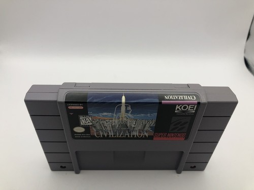 Sid Meier's Civilization Super Nintendo SNES W/Manual Rare Retro NTSC 1995 #0207 - Picture 11 of 16
