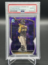 2023 Bowman Chrome S/E Ethan Salas Prospects Sp Purple GM MT 10 - 06/25