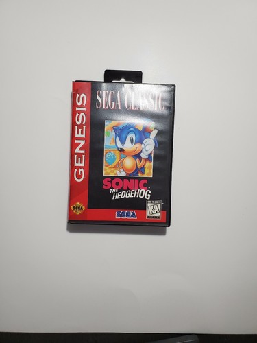 Sega Genesis Sonic The Hedgehog Game with Case - Untested - Picture 5 of 5