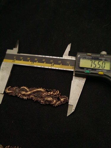 Espada Japonesa Menuki para katana wakziashi Gran Nube-Patrón Dragón Y032 - Imagen 13 de 14