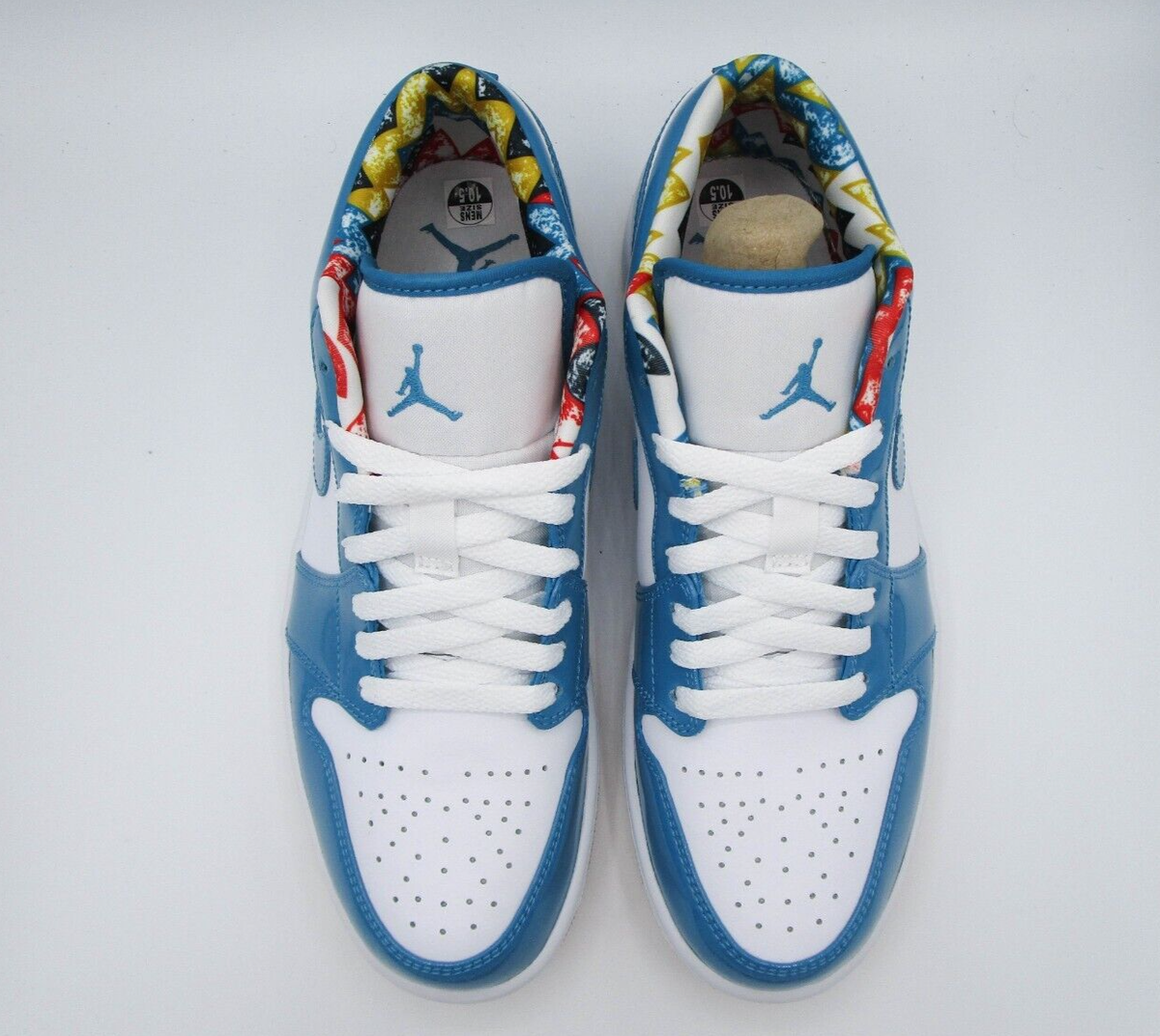 Air Jordan 1 Low SE Mens 10.5 Barcelona Cyber Teal Blue