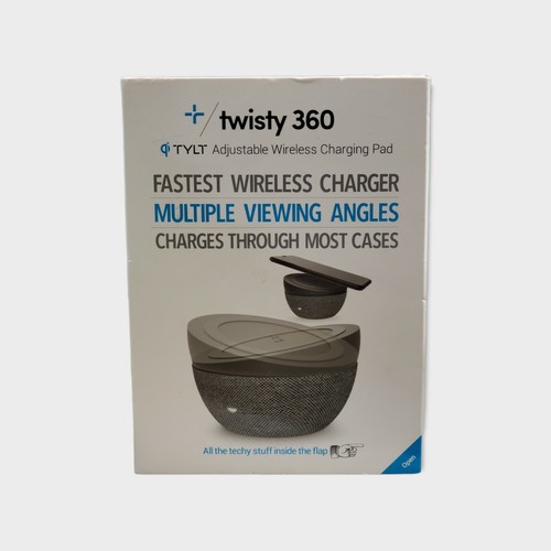 TYLT - Twisty 360 10W Qi Certified Fast Charge Wireless Charging Pad NEW - Picture 1 of 2