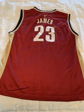 Reebok Lebron James 23 Cleveland Cavaliers NBA Basketball Jersey Youth XL 18-20
